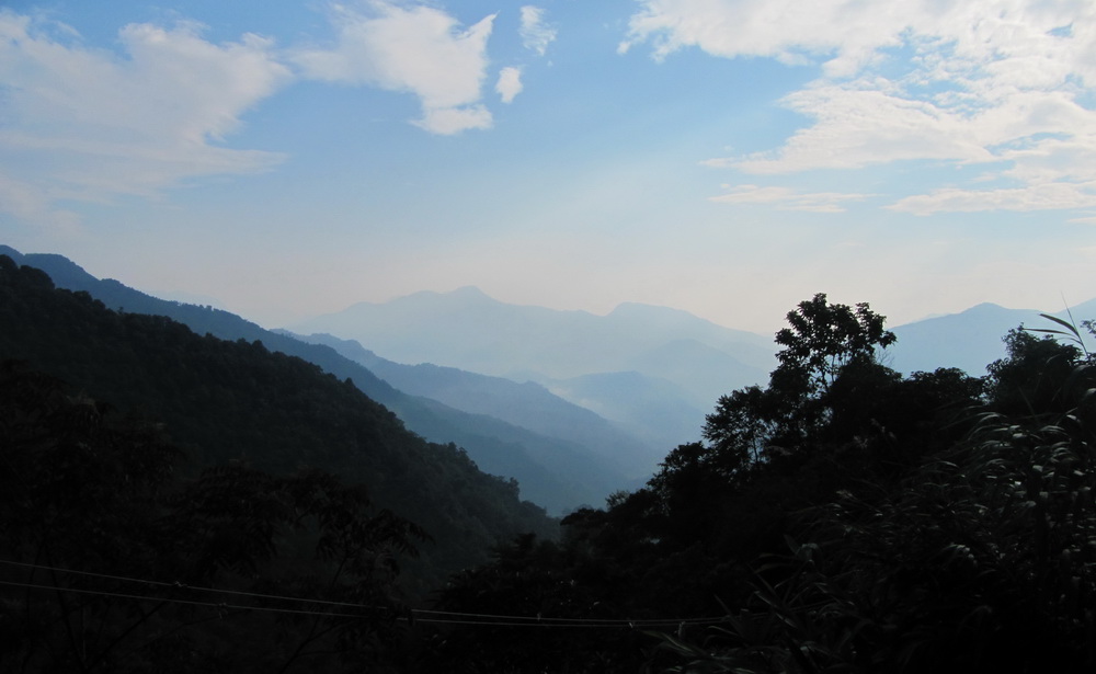 mountain view near yiwu