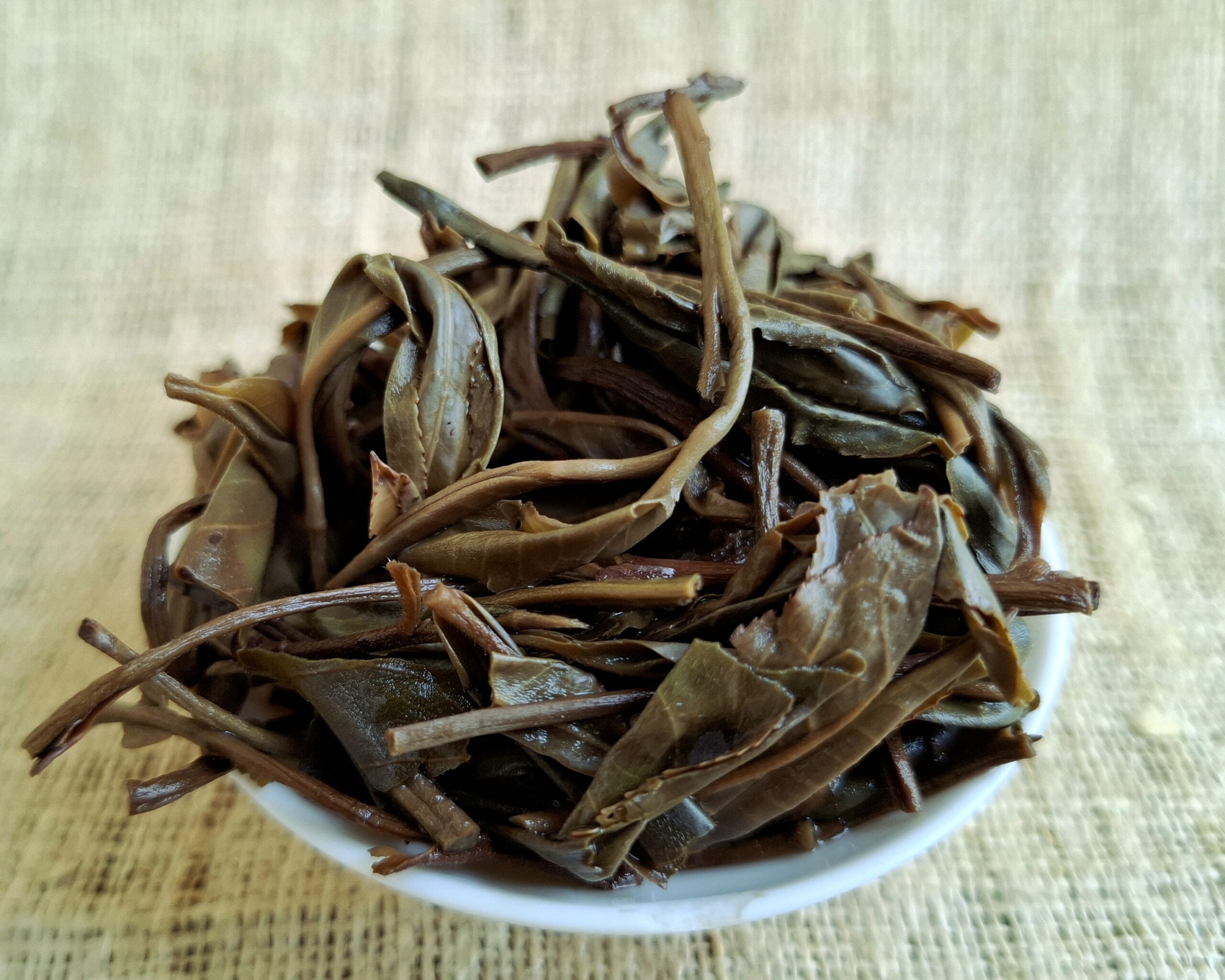 image of you le guo you lin 2022 puer tea spent leaves